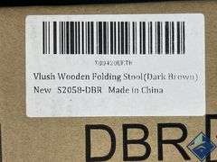 Brown Folding Stool  *NEW*