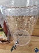 2.9 Gallon Acrylic Drink Beverage Dispenser Clear Plastic