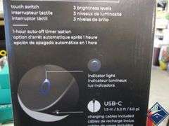 Globe Set of 2 Rechargeable LED Wall Sconces Dimmable  - Mixed Condition - Mixed Condition