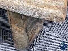 3 Piece Concrete Garden Bench