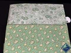 Fabric, Thread, Glass Beads, etc.