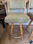 Cushioned Swivel Barstool