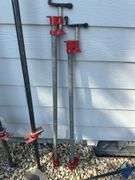 40" & 6' Pole Clamps with Poles