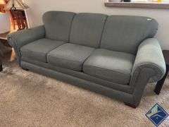 Coil Core Blue 3 Seater Couch