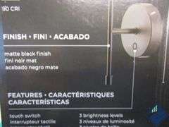 Globe Set of 2 Rechargeable LED Wall Sconces Dimmable  - Mixed Condition - Mixed Condition