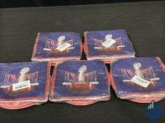 Super Bowl Dessert Plates & Napkins