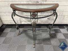 Half Circle Entry Table