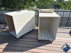 Wheeled Cabinets with Canvas