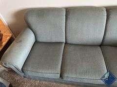 Coil Core Blue 3 Seater Couch