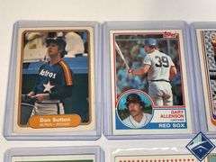 Lou Brock, Bert Campeneris, Lee May, Tony Pena, Don Sutton & Gary Allenson Baseball Cards