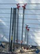 40" & 6' Pole Clamps with Poles