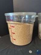 16 Qt Food Storage Containers with Contents