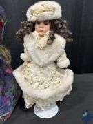Vintage Brass Key Inc Porcelain Dolls