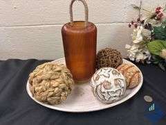 Clay Vase, Light Up Lantern, etc.