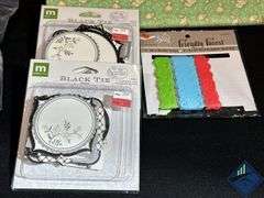 Fabric, Thread, Glass Beads, etc.