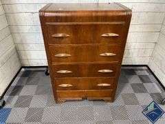 Vintage Waterfall Dresser