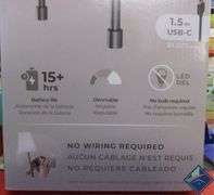 Globe Set of 2 Rechargeable LED Wall Sconces Dimmable  - Mixed Condition - Mixed Condition