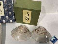 Japanese Calligraphy Sets, Painted Shells, etc.