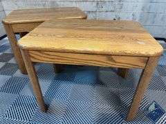 Heirloom Wooden End Tables