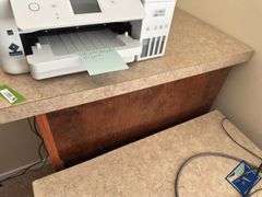 Wooden Side Cabinet Storage *printer not included*