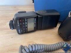 Nikon MB-21 Camera, Lens, and Case