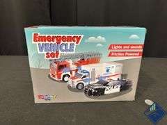 Dazmers Toys Emergency Vehicle Set