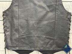 USA Leather Vest, Size L