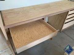 Work Bench and 8 Drawers Unit