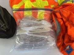 High Viz Vests and Foldable Backpacking Shovel