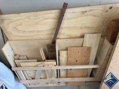Particle Board, Plywood, and Miscellaneous Wood Pieces