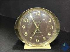 Vintage Westclox Baby Ben Alarm Clock, Spartus Analog Quartz Alarm Clock, etc.