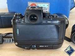 Nikon MB-21 Camera, Lens, and Case