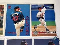 Tom Glavine Donruss, Upper Deck, Topps Stadium Club Cards, etc.