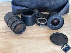 Sigma SA-300 Camera, Lens, and Case