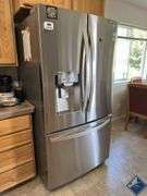 LG Stainless Steel Refrigerator and Freezer with Ice & Water System