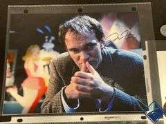 Signed Portraits Quentin Tarantino, Clint Eastwood & Al Pacino with COA