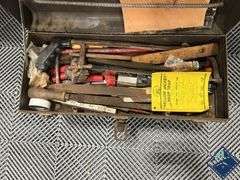 Tool Box with Vintage Tools