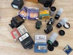 Canon Elan ll, Slide Projector Lens, Tripod Collar, etc.