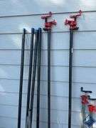 40" & 6' Pole Clamps with Poles