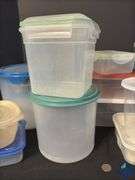Egg Slicer & Assortment of Food Storage Containers