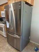 LG Stainless Steel Refrigerator and Freezer with Ice & Water System