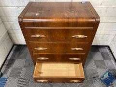 Vintage Waterfall Dresser