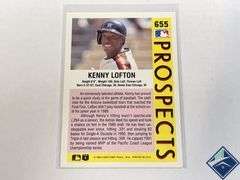 Kenny Lofton Fleer ‘92 & Randall White Steel Stats Cards