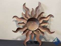 Metal Sun Wall Art