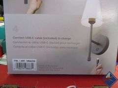 Globe Set of 2 Rechargeable LED Wall Sconces Dimmable  - Mixed Condition - Mixed Condition