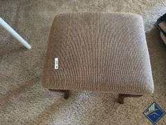Cushioned Wood Stool