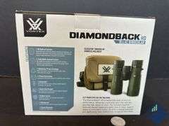 Vortex 10x42 Diamondback Roof Prism Binoculars with Glasspak Harness Case and Accessory Bundle in Gr