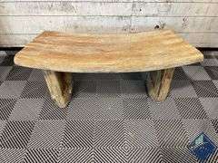 3 Piece Concrete Garden Bench