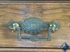 Stone-Topped End Table