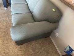 Coil Core Blue 3 Seater Couch
